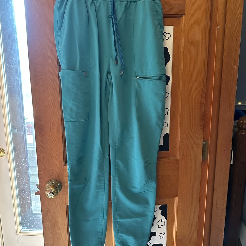 Fabletics Women's Teal Cargo Pants